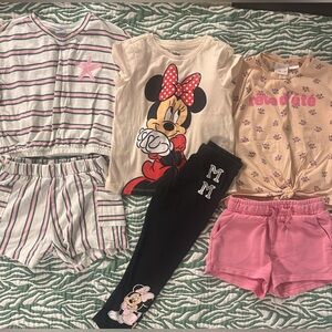 Toddler Girl Matching Sets ( Zara Peach Floral Toddler Top - Peach, Blue, Orange